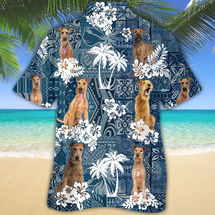 Irish Terrier Hawaiian Shirt