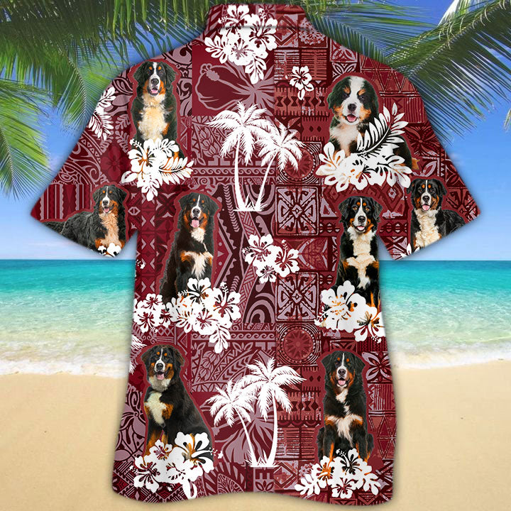 Bernese Mountain Hawaiian Shirt/ Animal Hawaiian Shirt For Her Him/ Hawaii Shirts