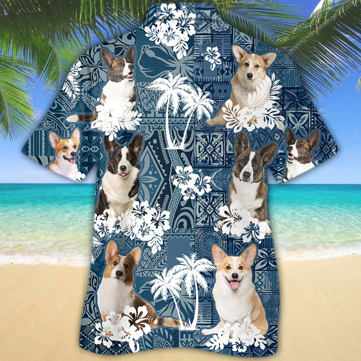 Cardigan Welsh Corgi Hawaiian Shirt