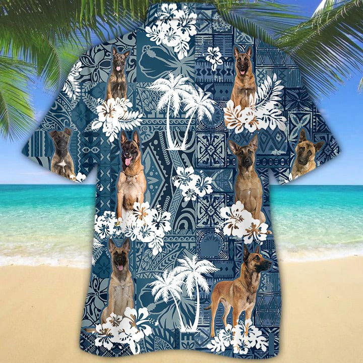Belgian Malinois Hawaiian Shirt/ Dog Hawaii Shirt For Summer Travel