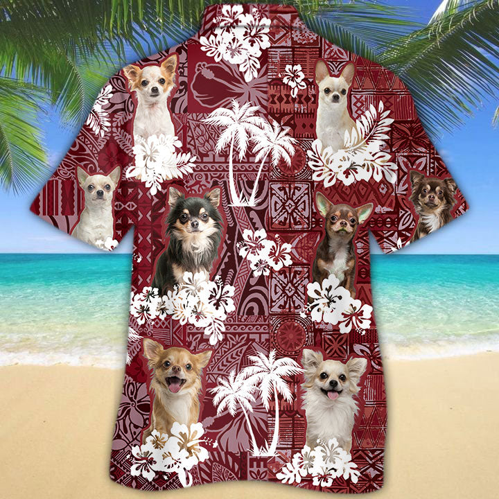 Chihuahua Hawaiian Shirt/ Pet Hawaii Shirt For Men Women/ Gift For Dog Lovers
