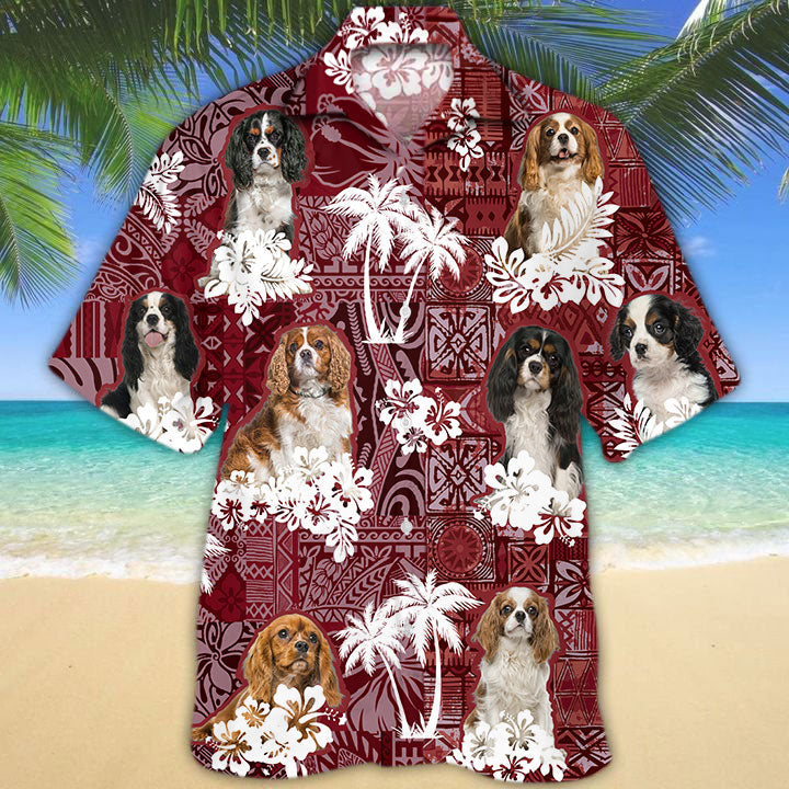 Cavalier King Charles Spaniel Hawaiian Shirt/ Hawaiian Shirt For Men Women