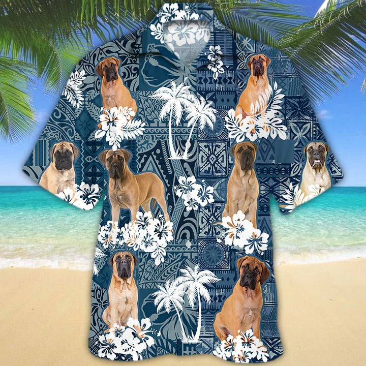 3D Full Printed Dog In Hawaiian Beach Shirts/ Hawaii Aloha Summer Shirts For Dog Lover/ Dog Hawaiian Shirt