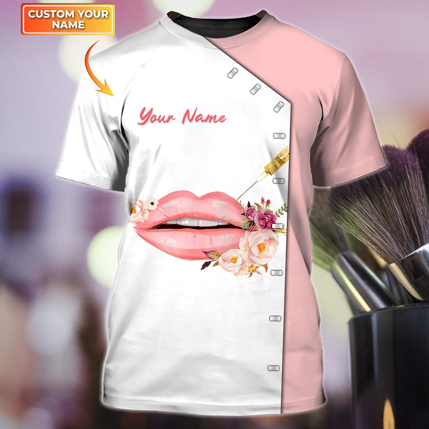 Custom With Name Beauticians Shirt For Women/ Women Beautician Shirts