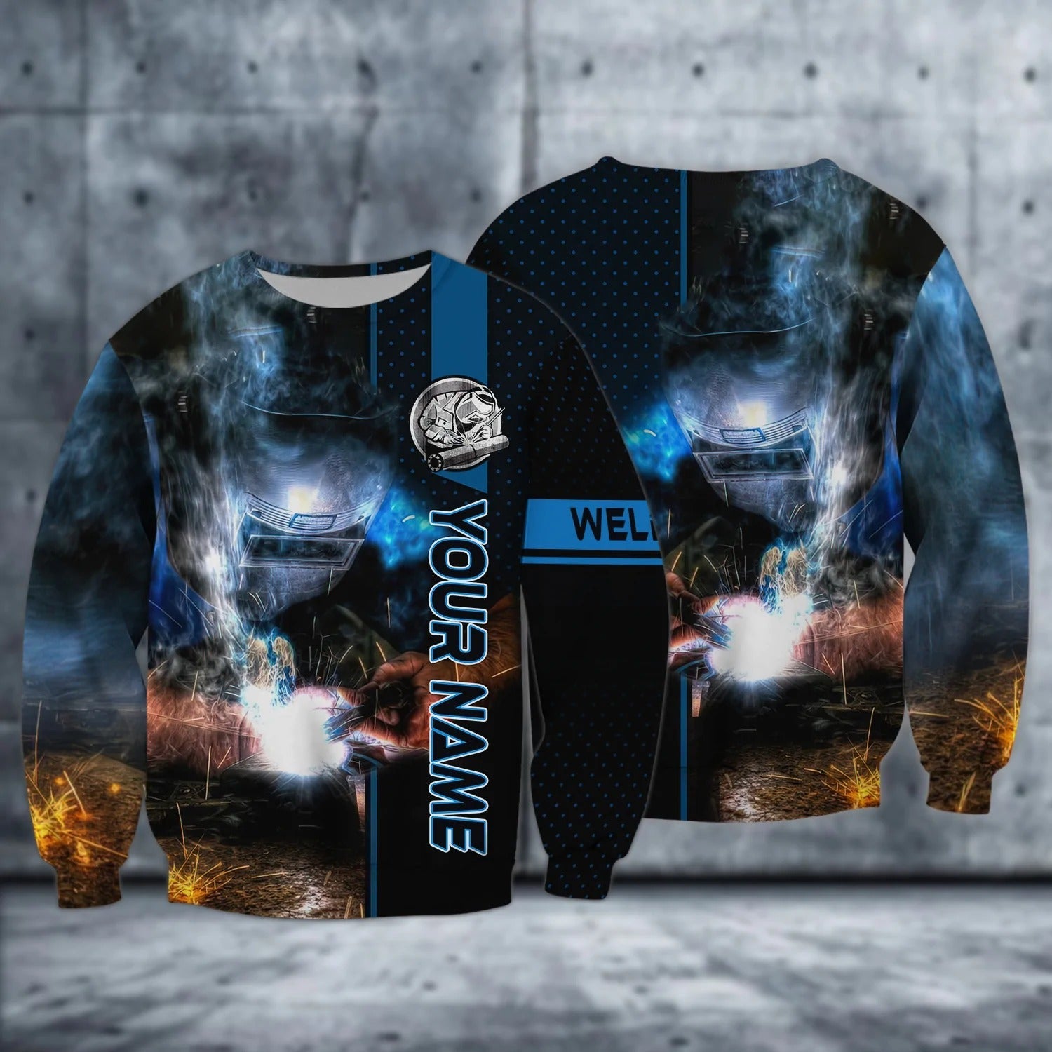 Personalized 3D All Over Print Welder Hoodie Zip Up Hoodie Welder Man/ Welder Clothing/ Welder Gifts