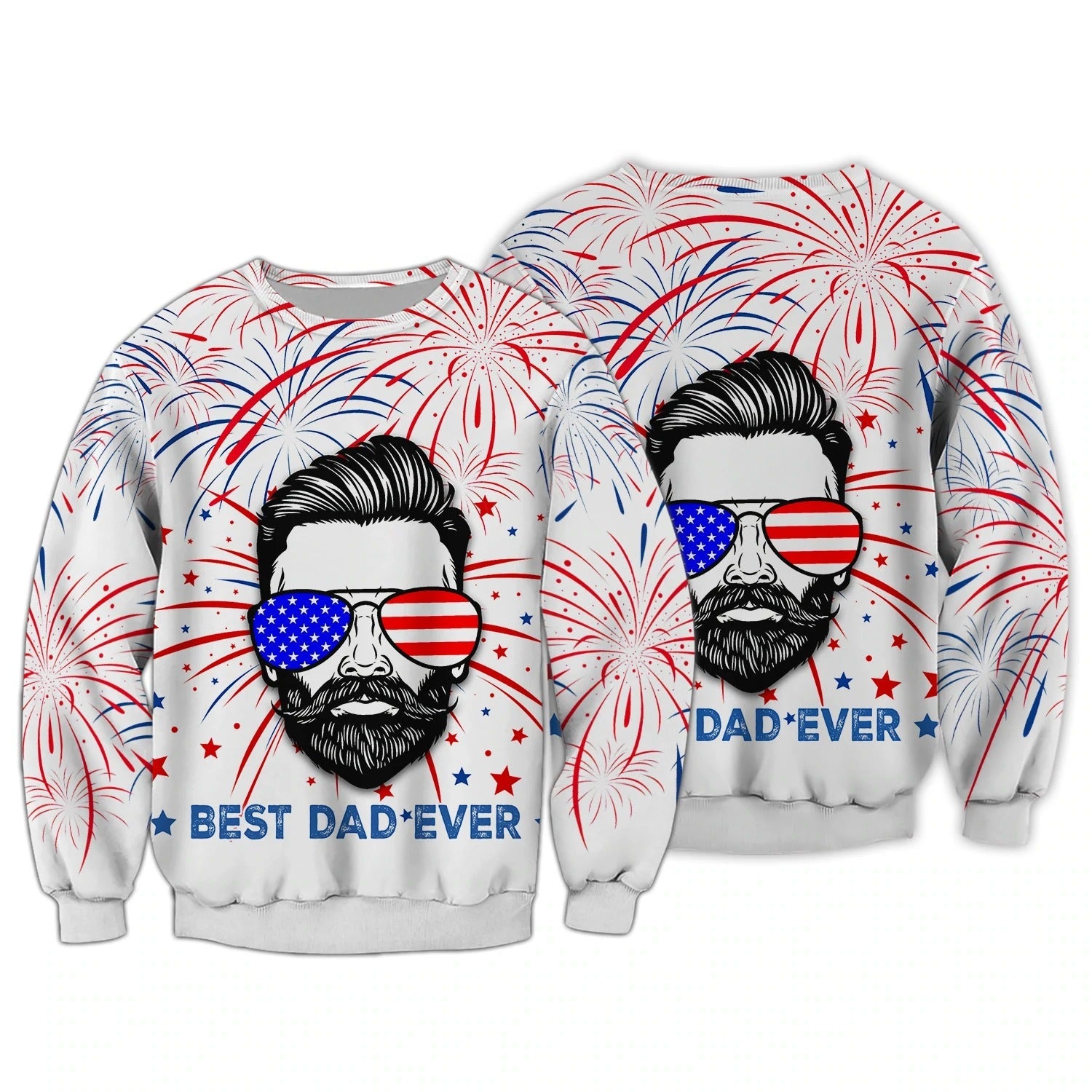 Independence Day Is Coming Best Dad Ever 3D Full Print Shirts Hoodie/ Best Dad Shirt 4Th July American Tee Shirt