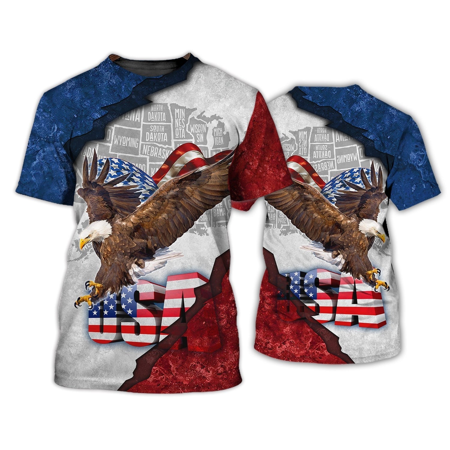 Eagle American 3D All Over Print Shirt - Independence Day Is Coming - 3D Hawaiian Shirt 4Th Of July Pride Usa Hoodie 3D