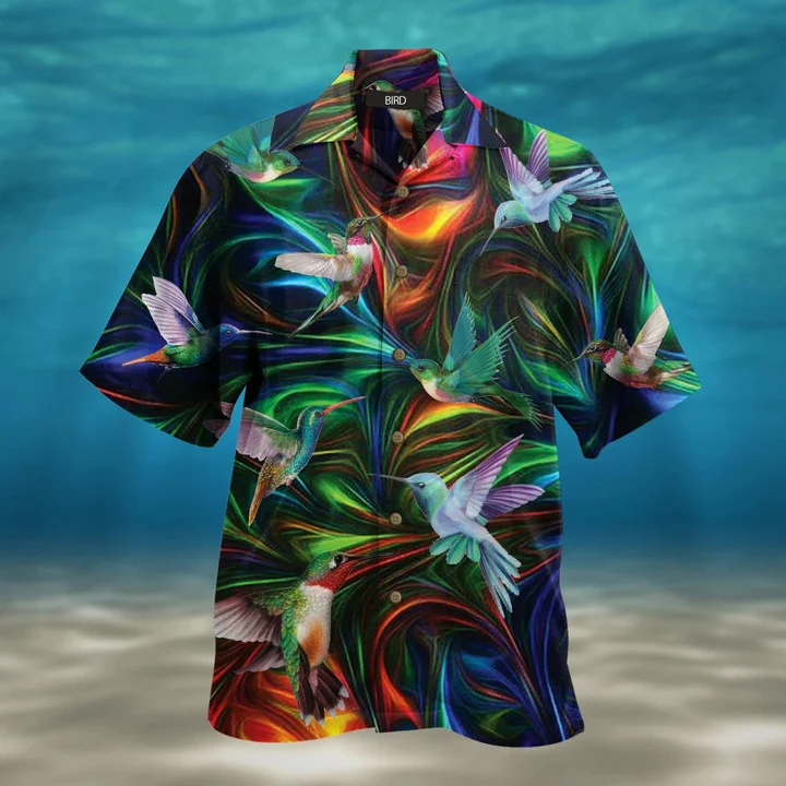 Magical Lights Hummingbird Fantasy Hawaiian Shirt