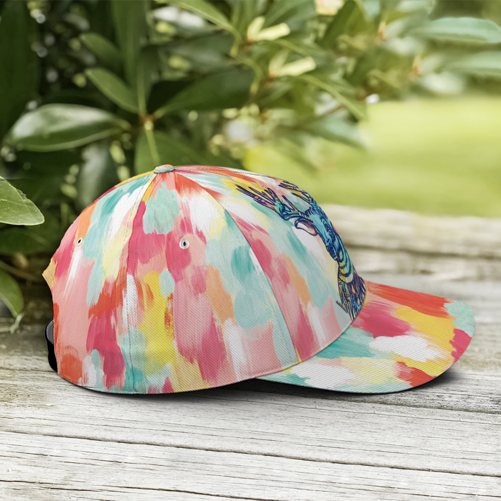 Watercolor Deer All Over Printed Style Baseball Cap Coolspod
