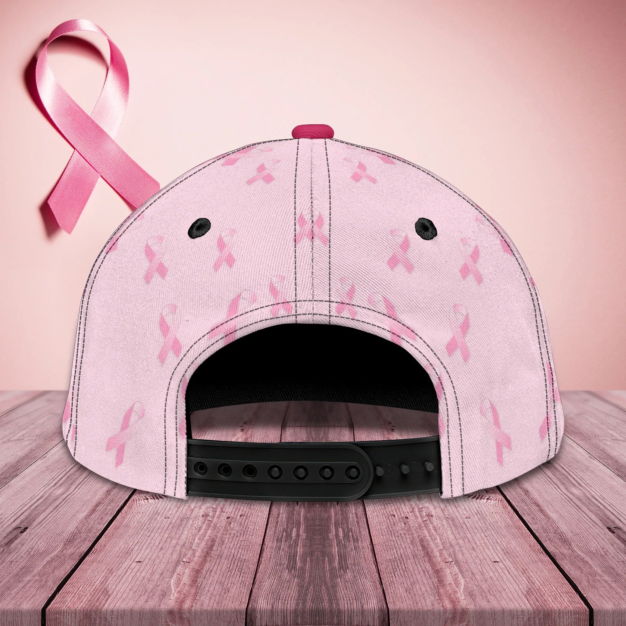 Custom Name Cap Hat For Breast Cancer Women/ Breast Cancer Awareness Baseball Cap Hat