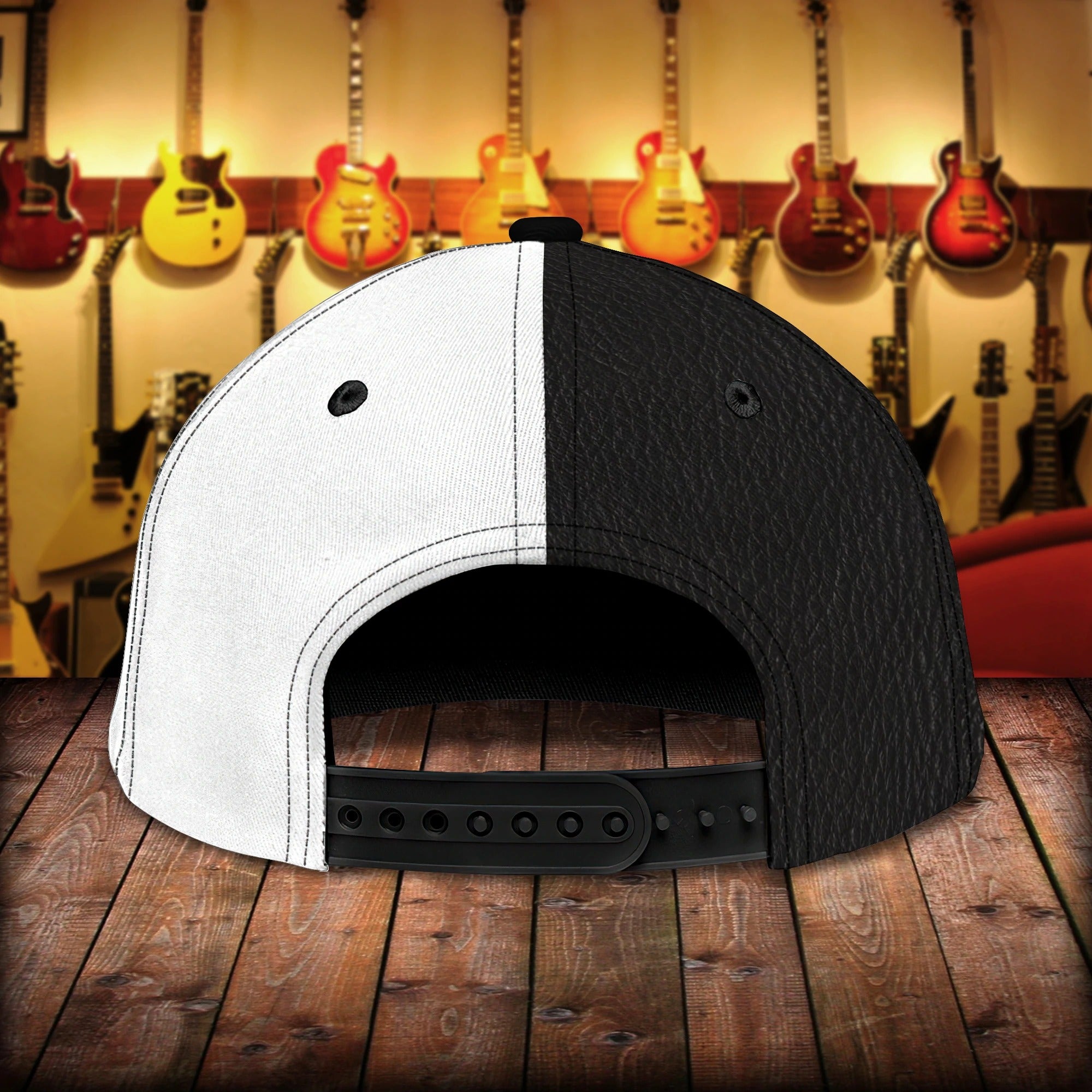 Personalized Guitar 3D Full Print Cap Hat For Musican/ Guitarist/ Music Is My Second Language/ Music Lover Gift