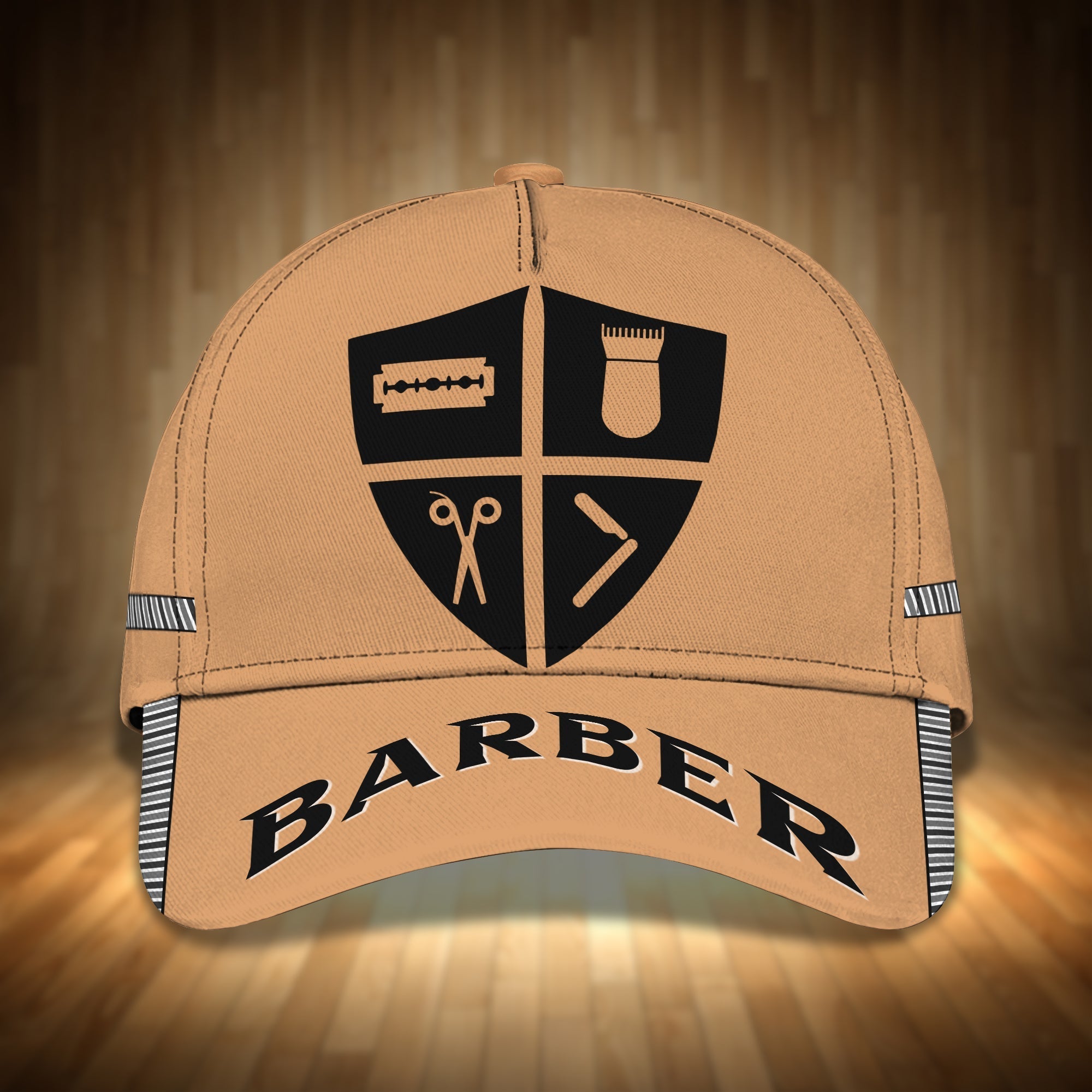 3D All Over Printed Barber Cap Hat/ Baseball Cap Hat For Barber/ Best Gift For A Barber Man/ Women Barber Gift