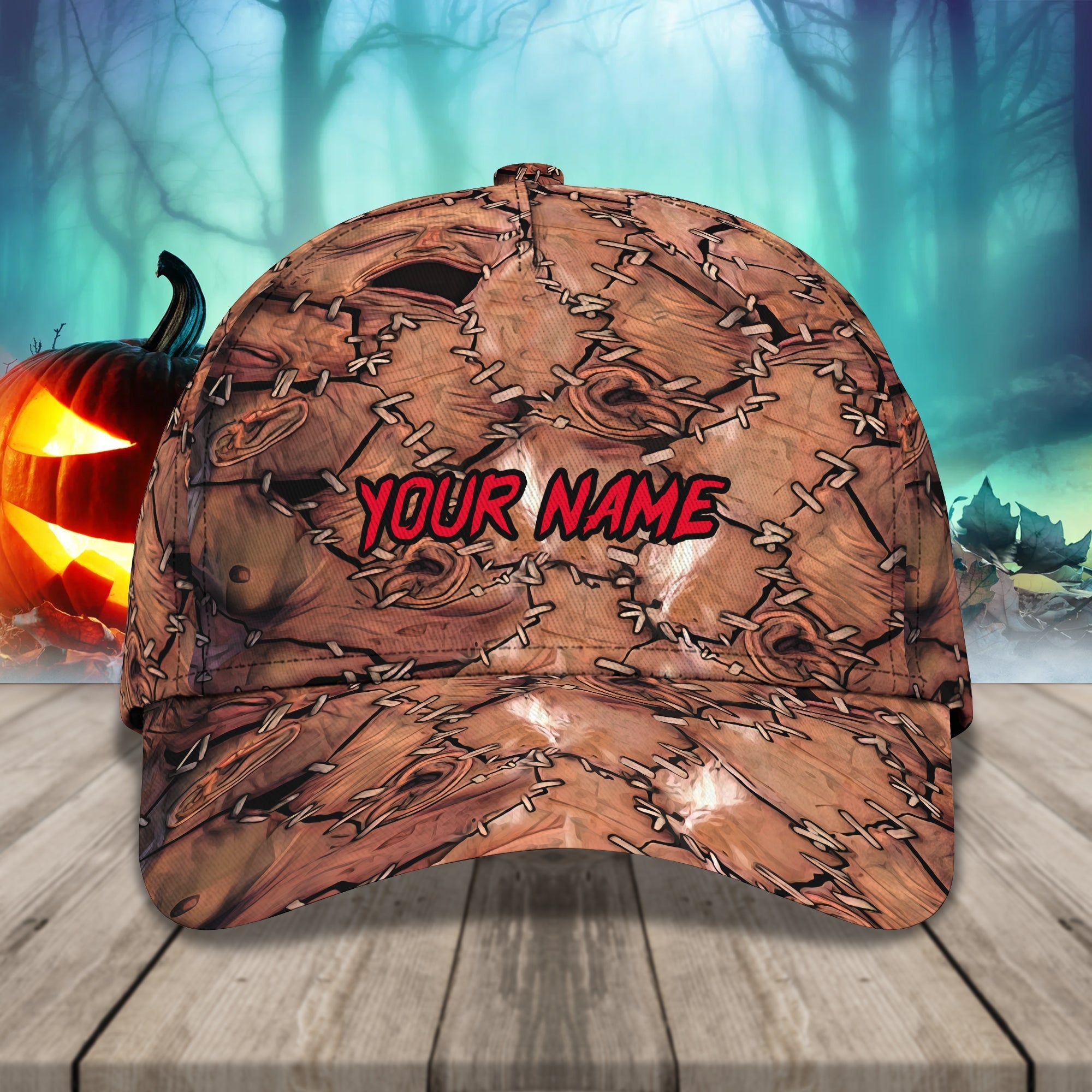 The Face Halloween Caps Unisex Customized Name Baseball Cap 3D/ Cap with Adjustable Hat for Mens Womens