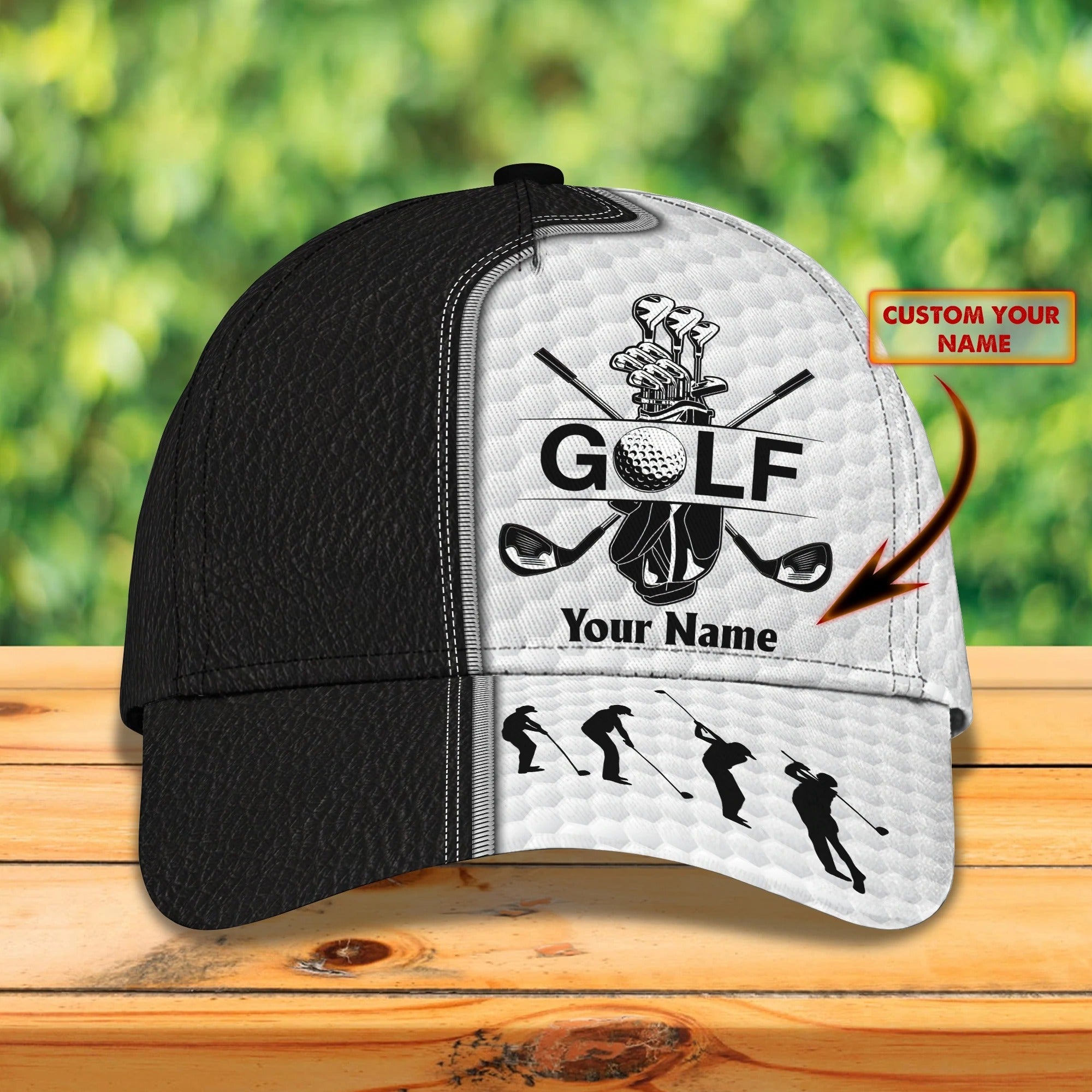 Customized Cap For Golfer/ Golf Womans Cap/ Classic Cap For Golf Lover/ Christmas Golfer Gifts