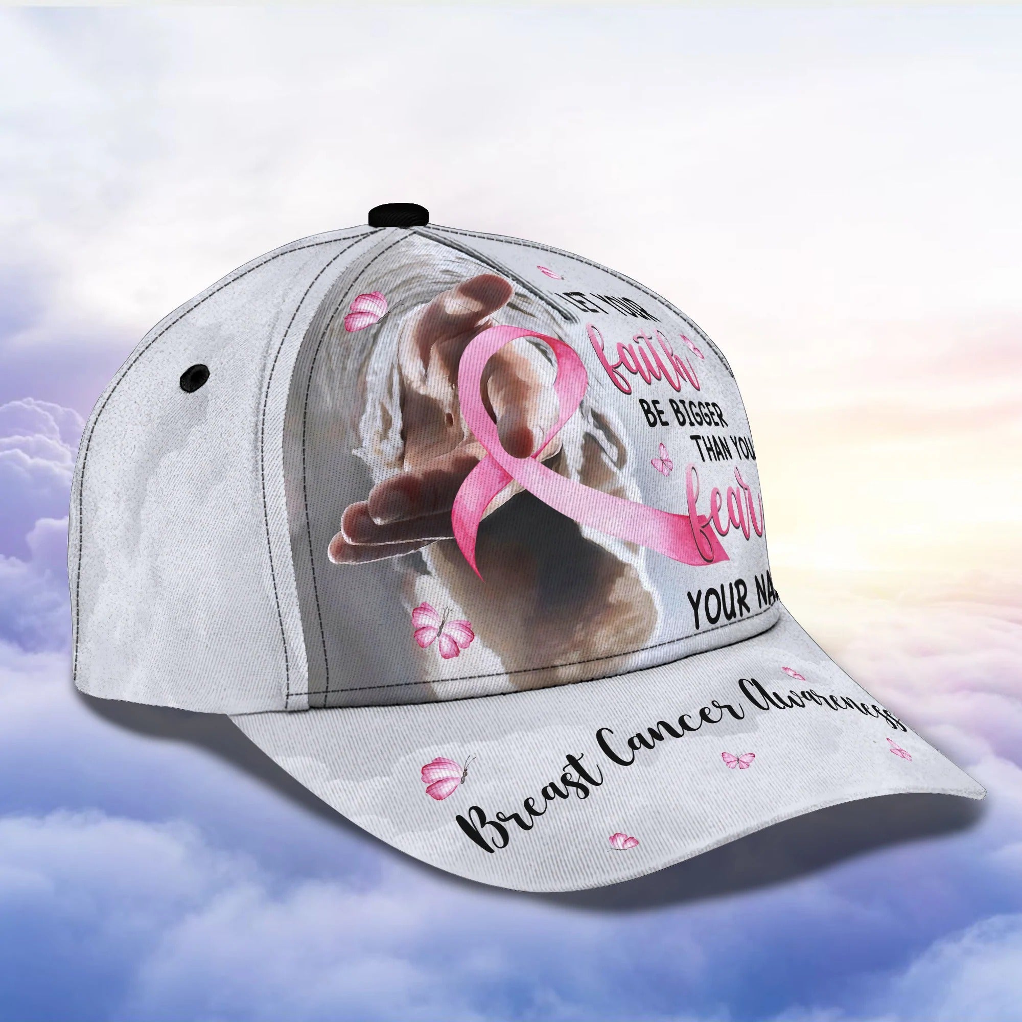Personalized Breast Cancer Hat/ Pink Cancer Classic Cap Hat/ Breast Cancer Awareness Cap Hat