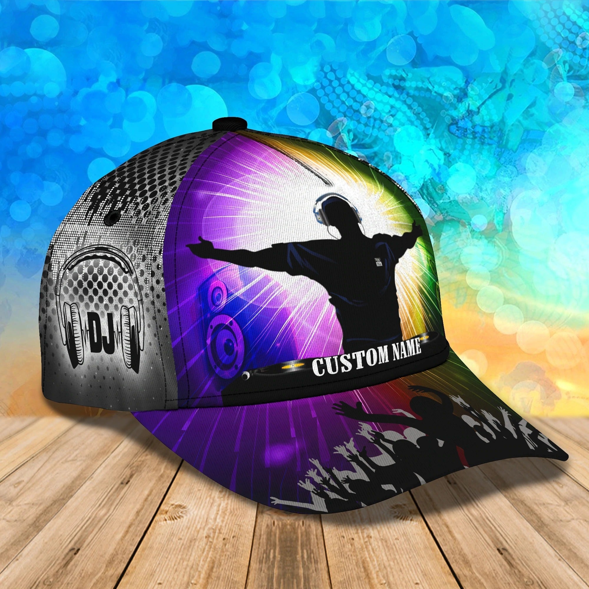 Custom 3D Full Print Cap Hat For Dj/ Woman Dj Cap/ Men