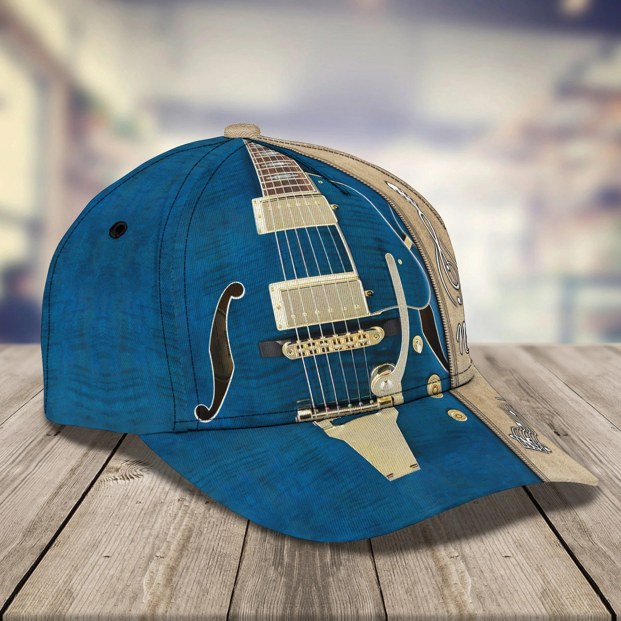 Electric Guitar Baseball Cap To My Boyfriend/ Guitar 3D All Over Print Cap Hat From Guitarist Friend