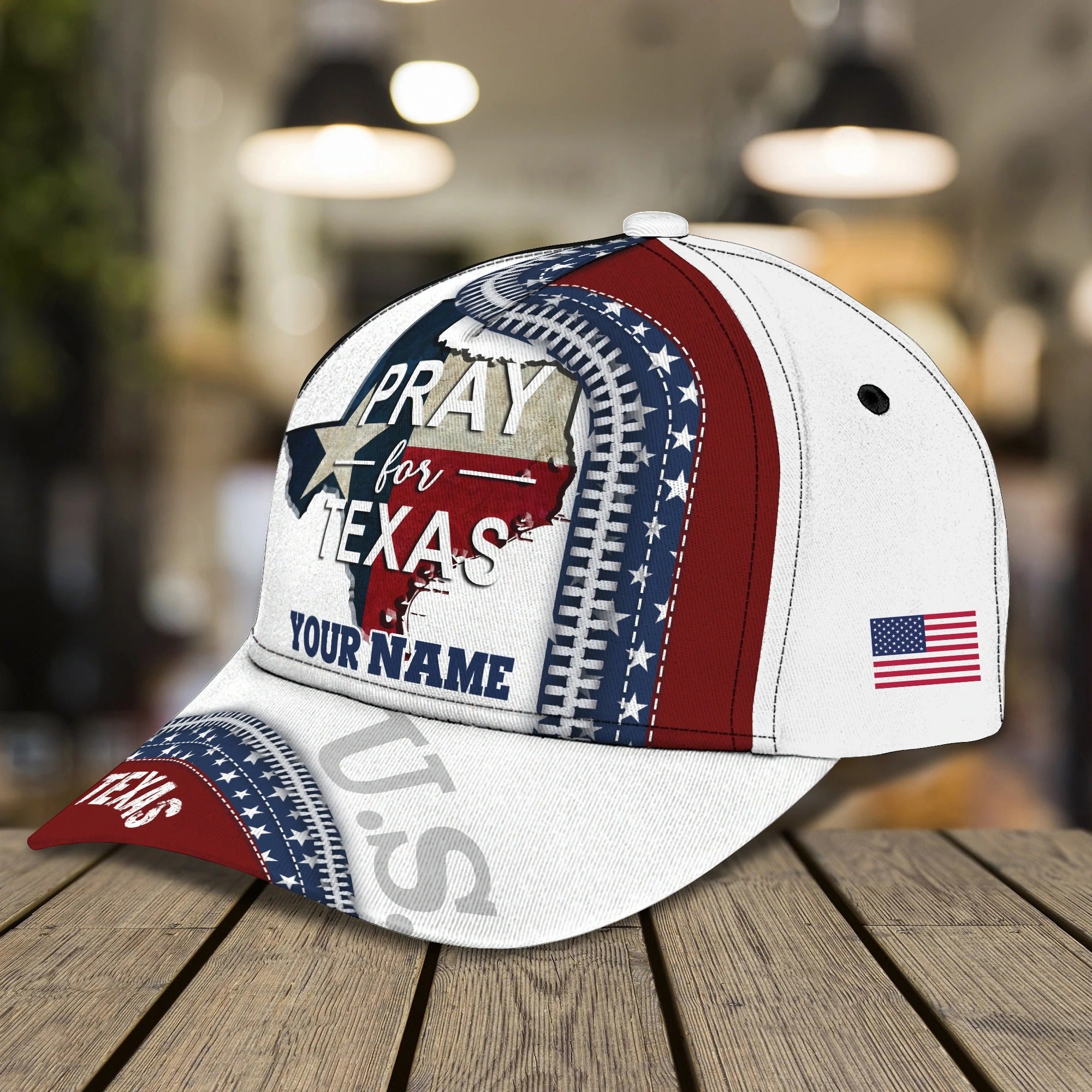 Personalized 3D All Over Print Texas Cap/ Baseball Cap God Bless Texas/ Pray For Texas Cap Hat