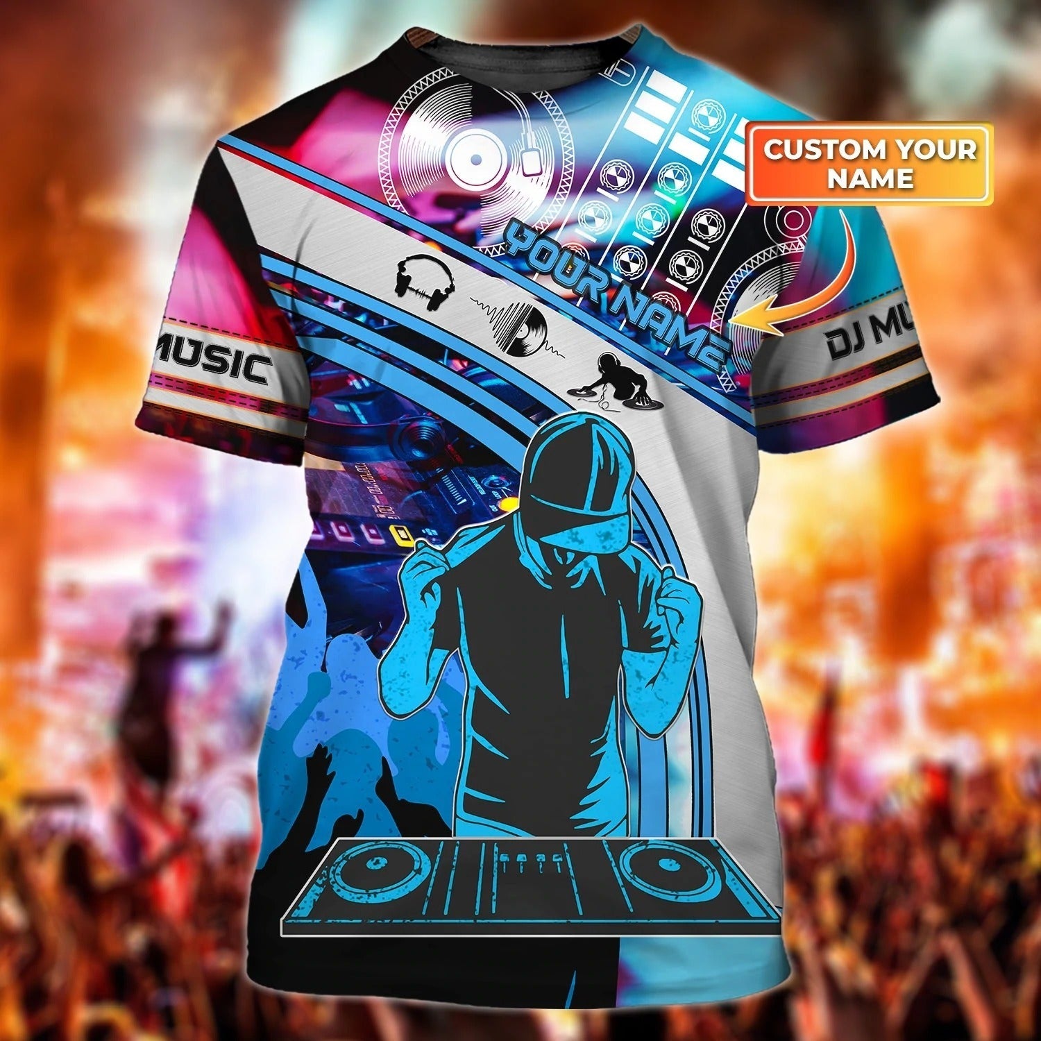 Personalized 3D Full Print T Shirt For Dj And Musican/ This Dj Is Taking Requests Shirts/ Dj Shirt