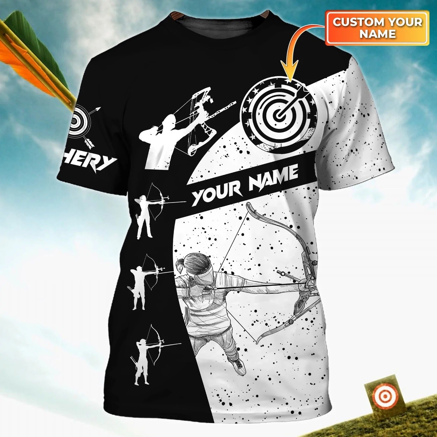 Personalized 3D Archery T Shirt Men Women Coolspod Unisex Archery Team Player Uniform