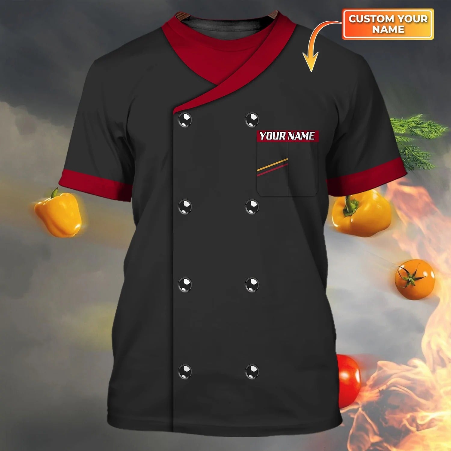 Custom Chef Shirt For Him/ Women Chef T Shirt/ 3D All Over Printed Master Chef T Shirt