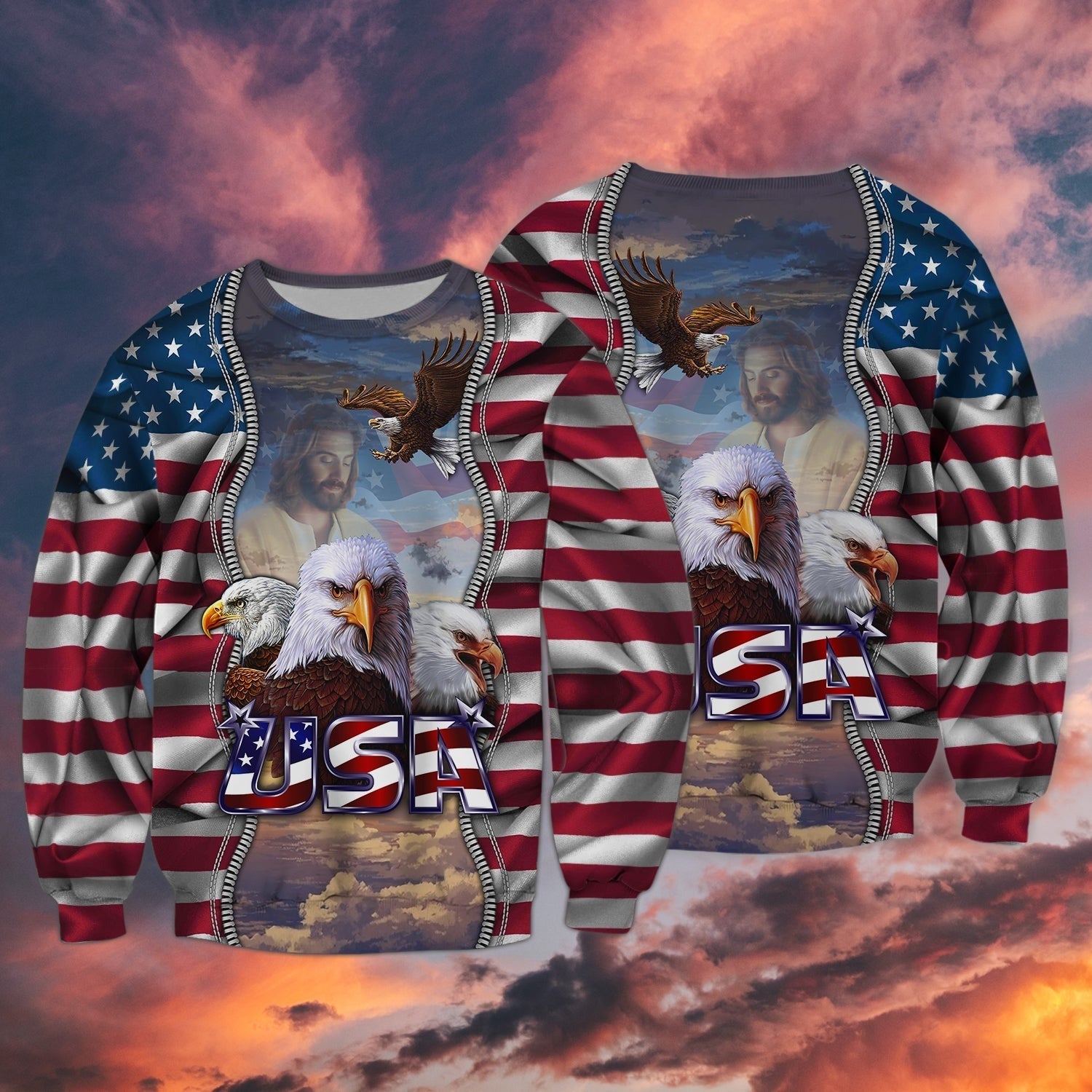 Eagle American 3D All Over Print Shirt - Independence Day Is Coming- 4Th Of July Usa Hawaiian Shirt