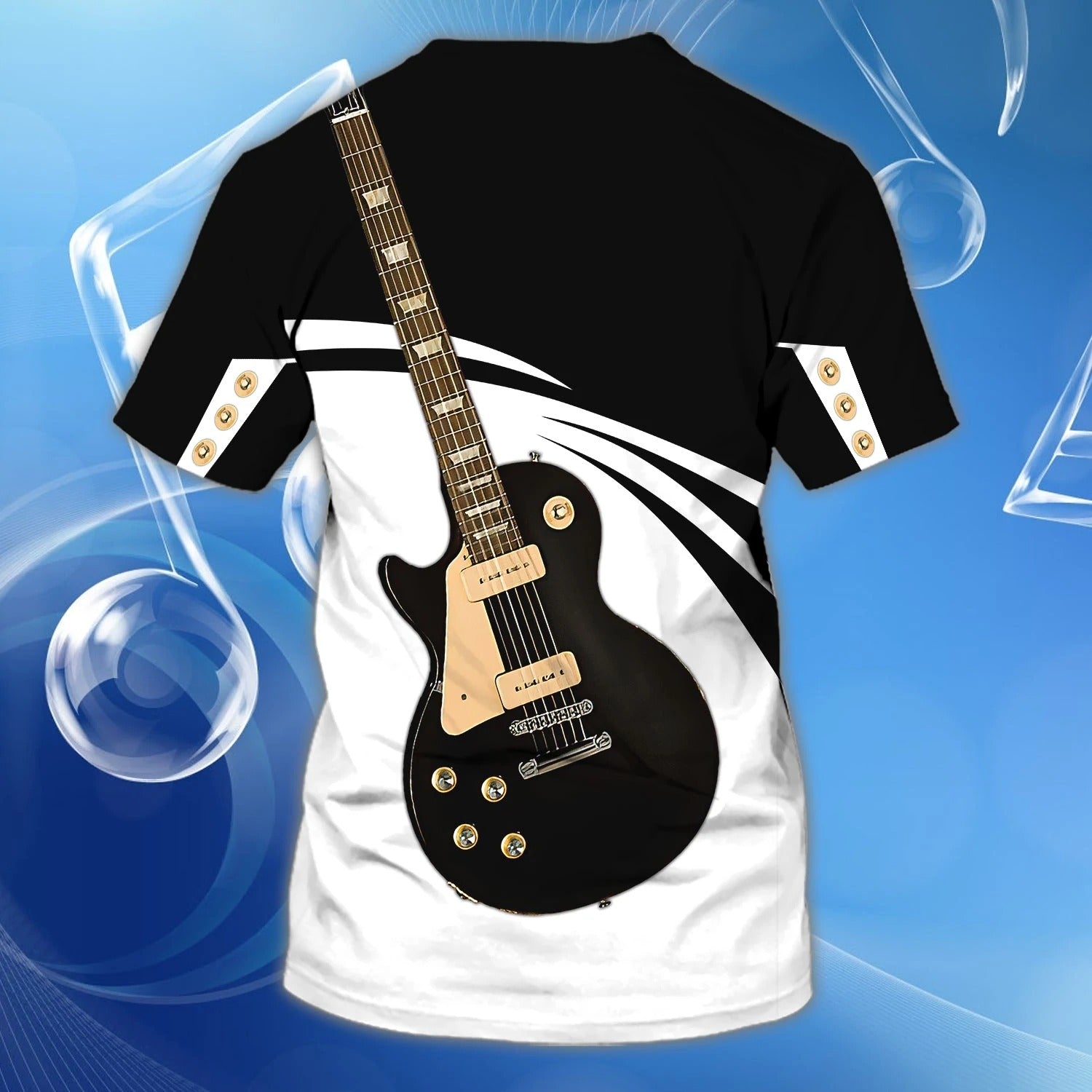 Personalized 3D All Over Printing Shirt For Guitar Lovers/ Gift For Guitar Lovers/ Sublimation Guitar Shirts