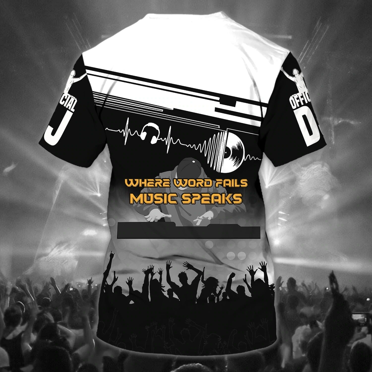 Personalized 3D All Over Print Dj Tshirt For Men And Women/ Disc Jockey T Shirt/ Summer Music Party Shirt/ Deejay Shirt