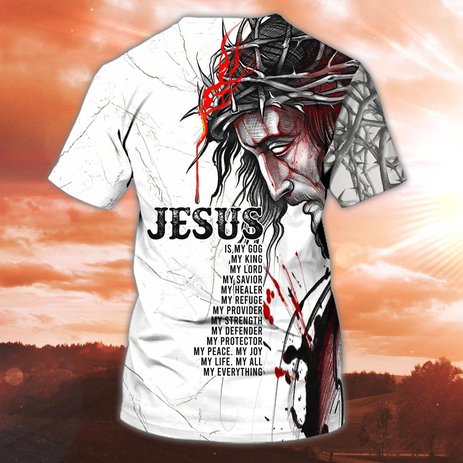 Custom Name Jesus My King T Shirt  Jesus My Lord T Shirt Gift For Christian T Shirt