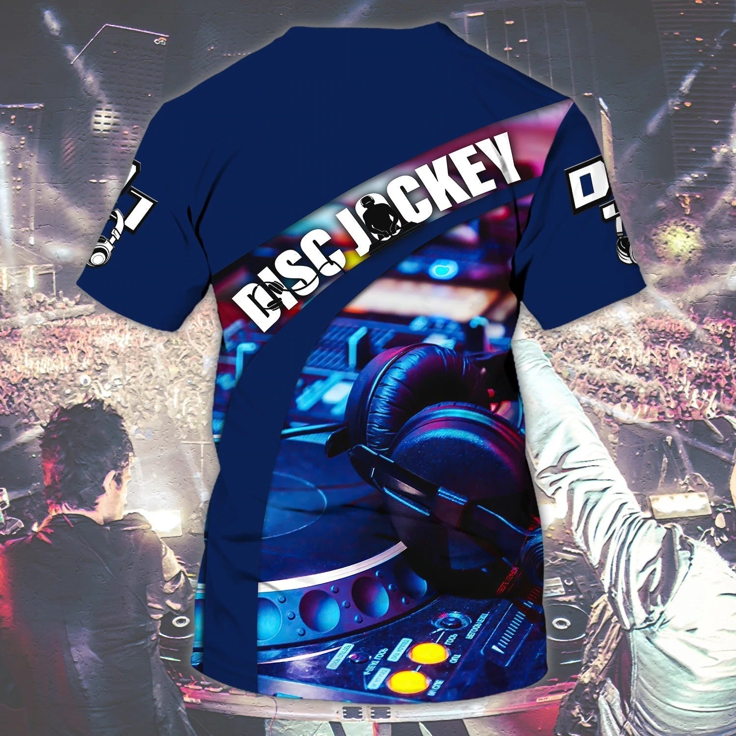 Personalized Best Dj Ever Tshirt/ Playing Dj Shirts/ Nonstop Shirts/ Night Club Shirts/ Cool 3D Disc Jockey Shirt