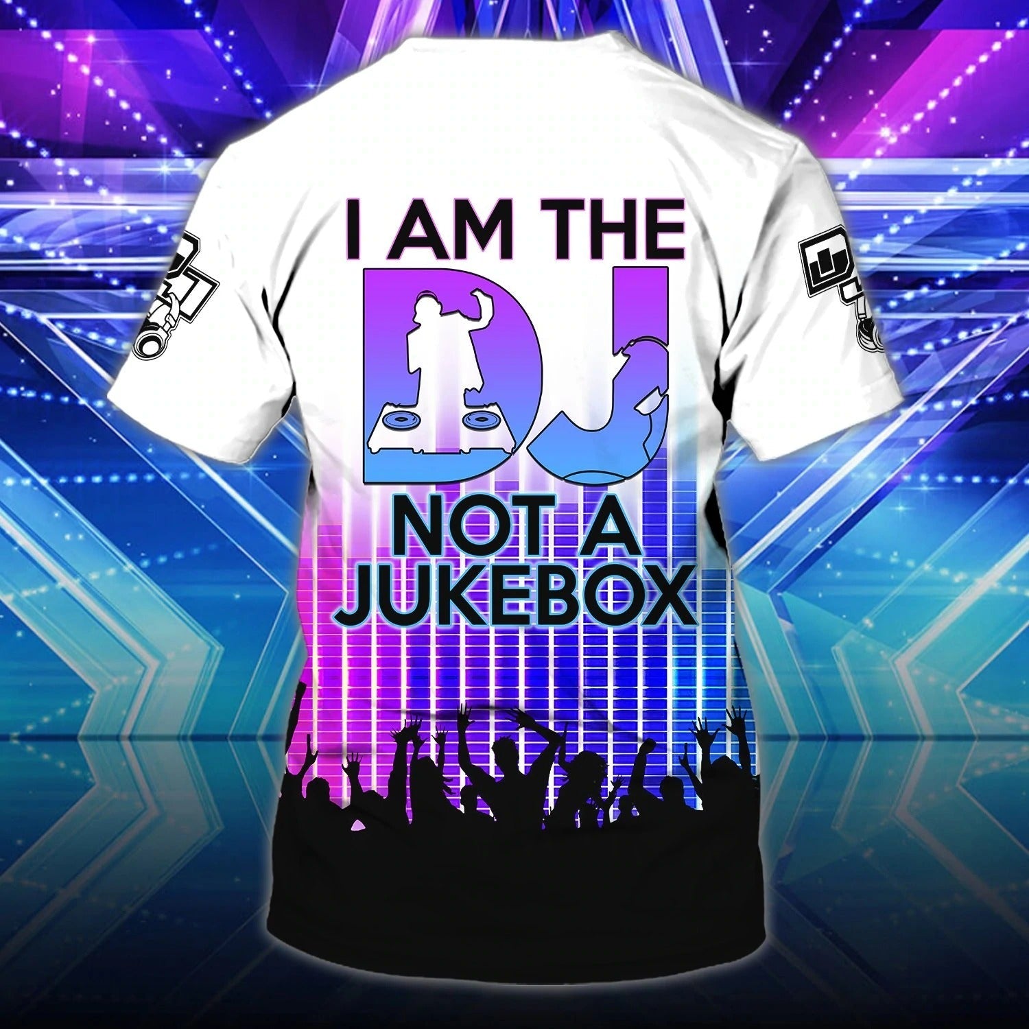 Personalized 3D All Over Print DJ Shirt For Man And Woman/ I Am The Dj Not A Jukebox/ Tee Shirt For Dj