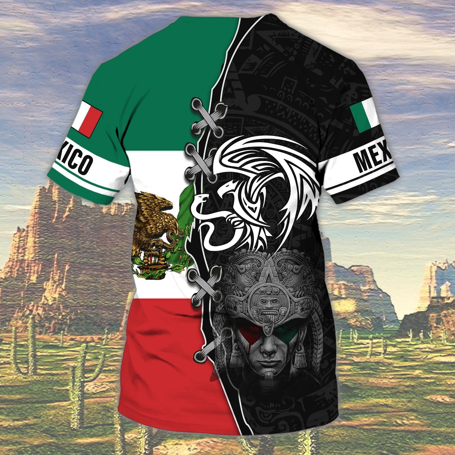 Aztec Shirt/ 3D all Over Printed Mexico Aztec T shirt For Men And Women