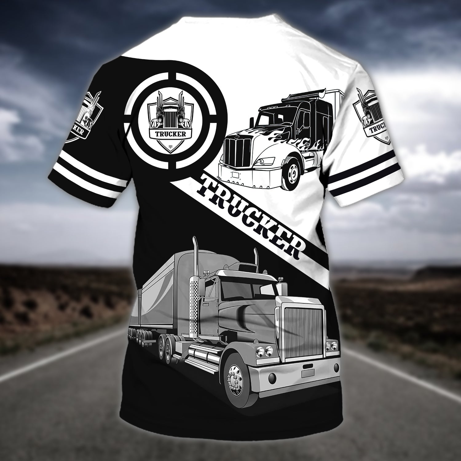 Personalized Name Truck Driver Shirt Trucker Driving Team Uniform Shirts