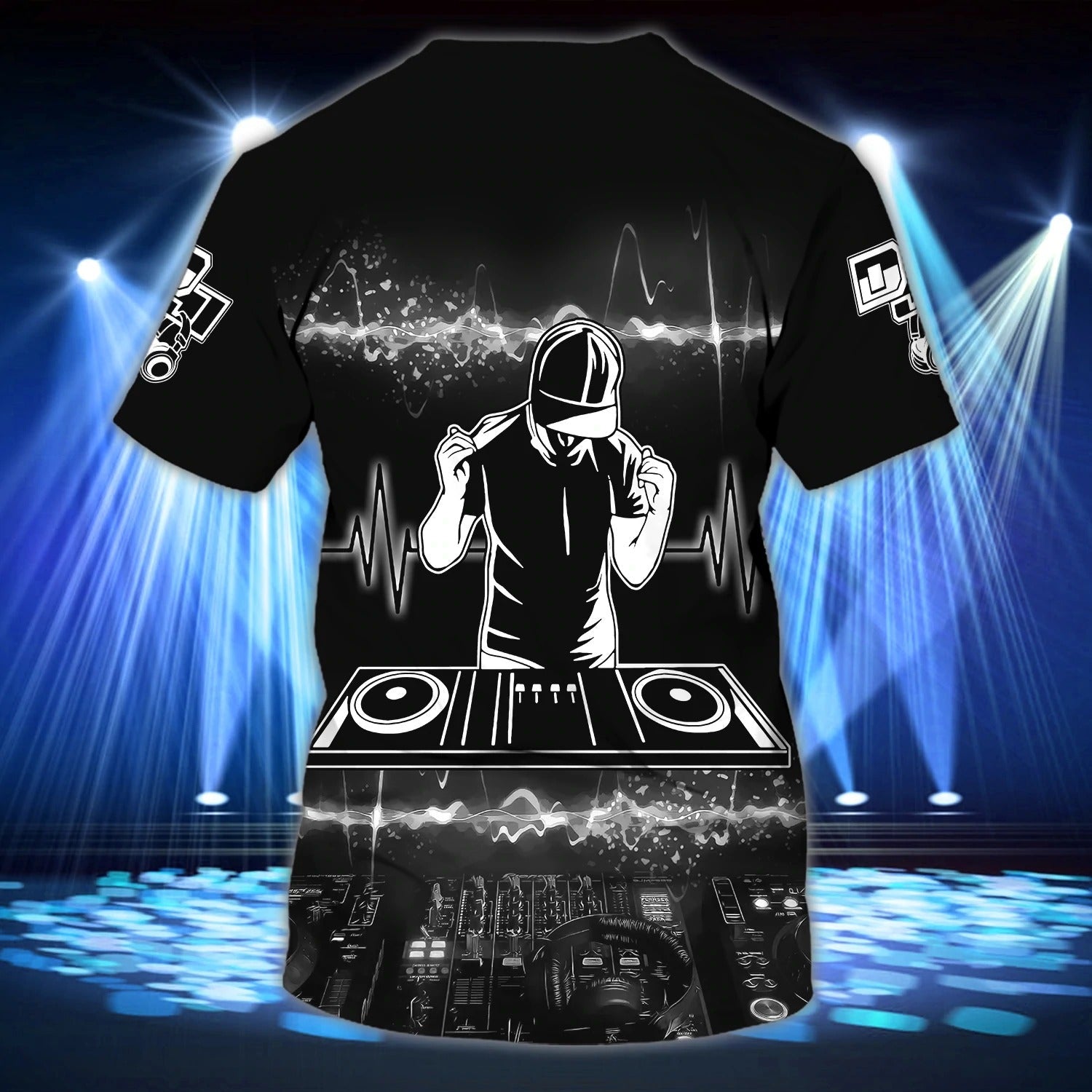 Skull Dj 3D Full Print Shirt/ To My Boy Friend Dj Musican Gifts/ Dj 3D All Over Print Tee Shirt/ Dj On Shirts
