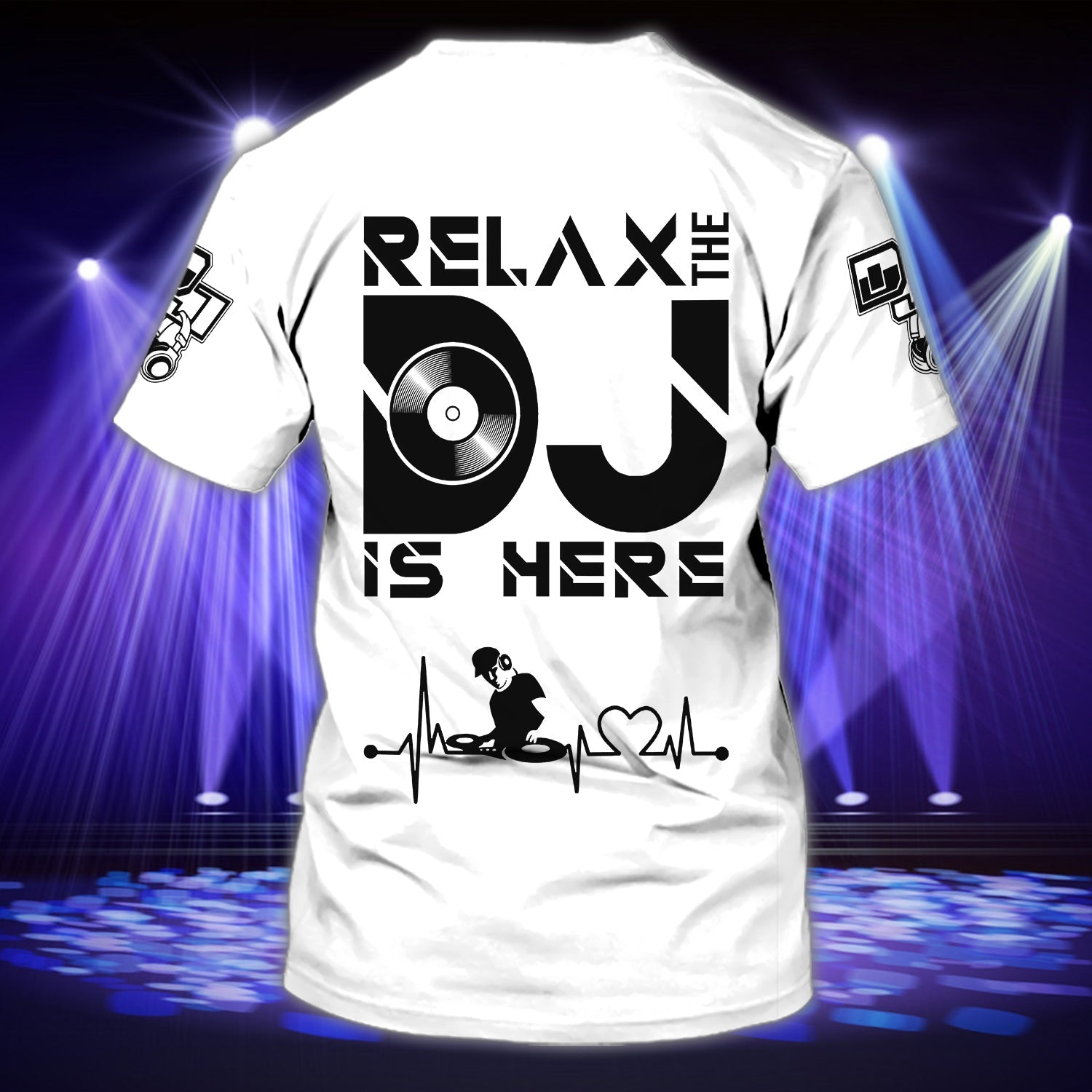 Customized Relax Dj T Shirt/ 3D Dj Shirt Men And Women/ Cool Disc Jockey T Shirt