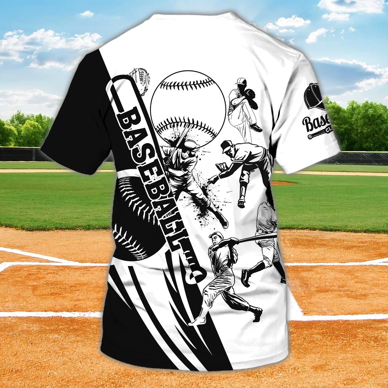 Custom Baseball Shirt/ 3D Print Baseball T Shirt/ Baseball Team Uniform/ Baseball Player Gifts