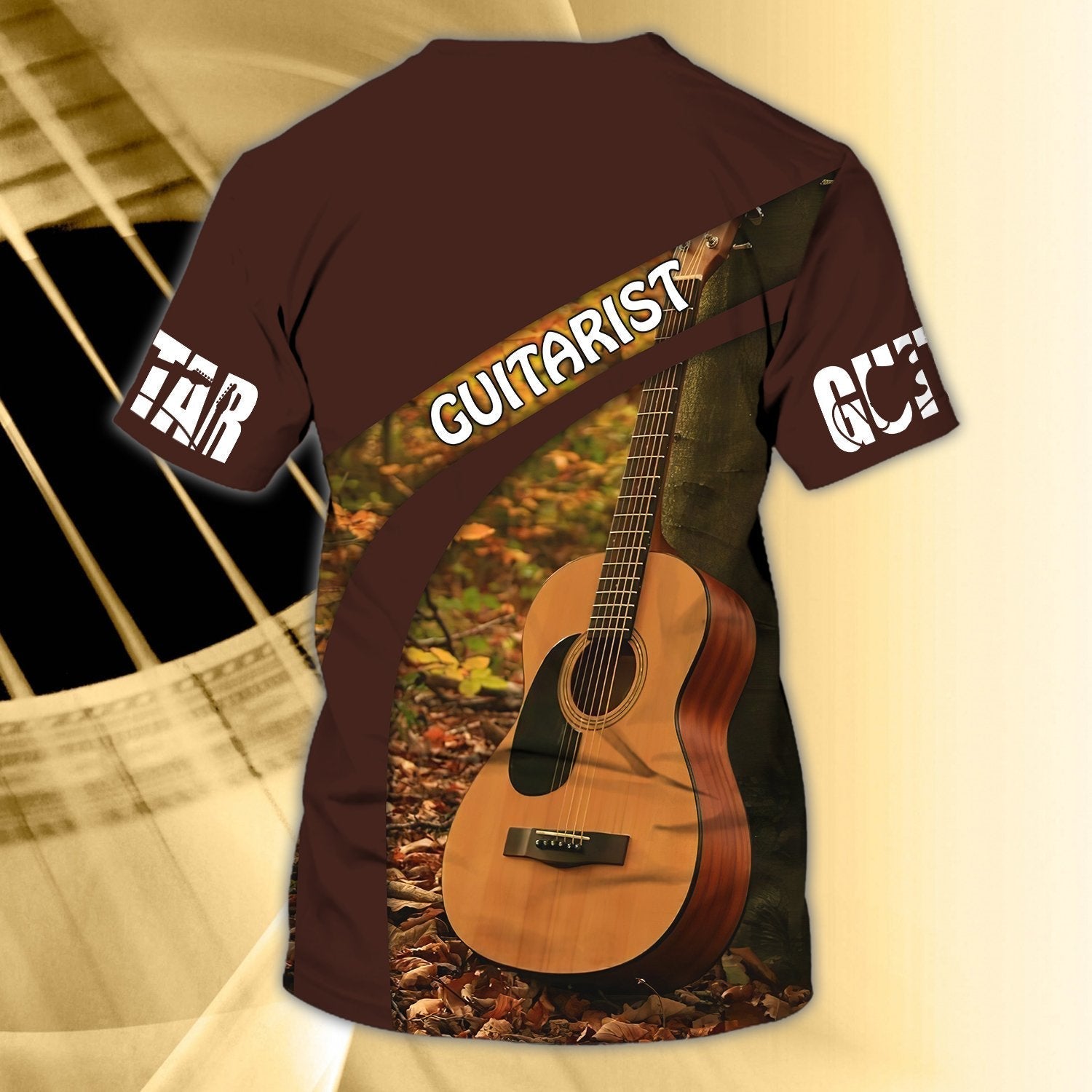 Personalized 3D Guitar Shirt For Men And Woman/ Guitar Lover Shirt/ Sublimation Guitar T Shirts