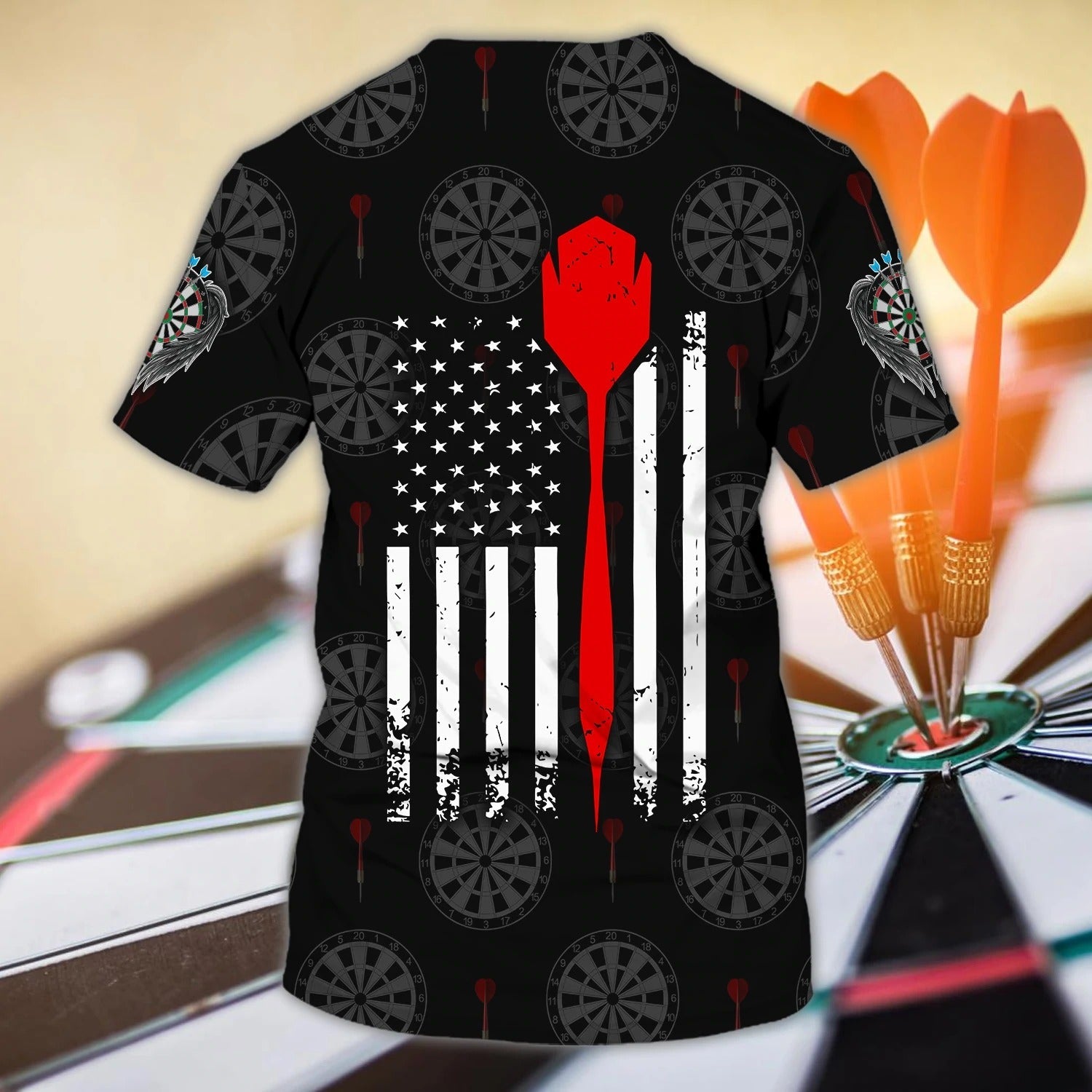 Custom 3D Full Print Dart Shirt For Men And Women/ Premium Dart On Shirt/ Best Gift For A Dart Player