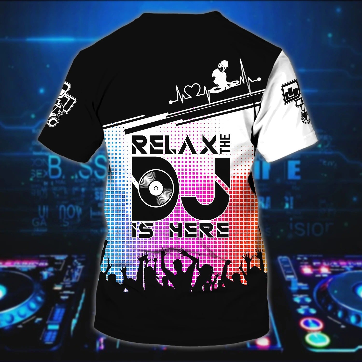 Personalized 3D All Over Printed Dj Shirts For Men And Women/ Funny Gift For A Dj/ Disc Jockey Shirts