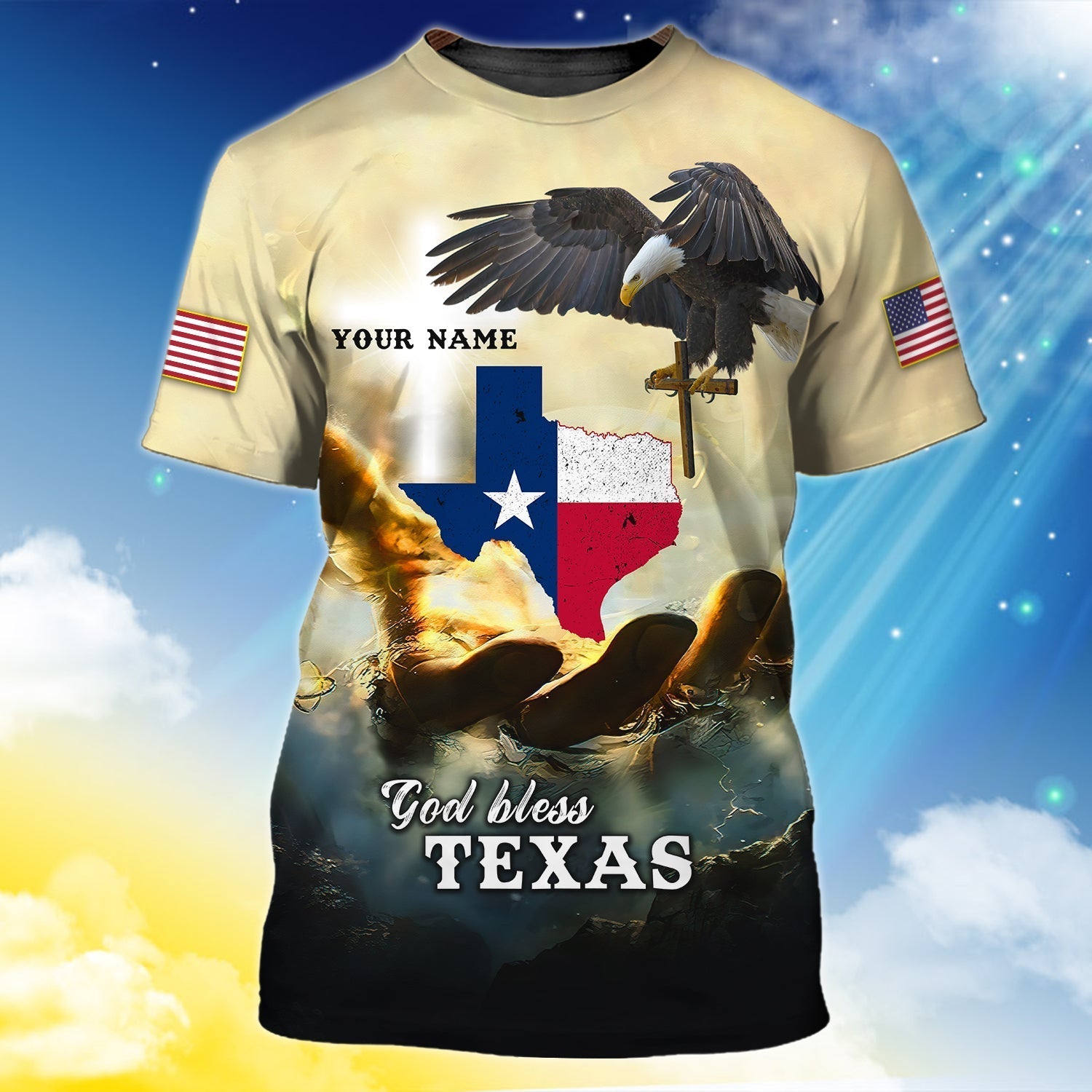 Custom God Bless Texas T Shirt Texas Shirt Gift For Christian T Shirt