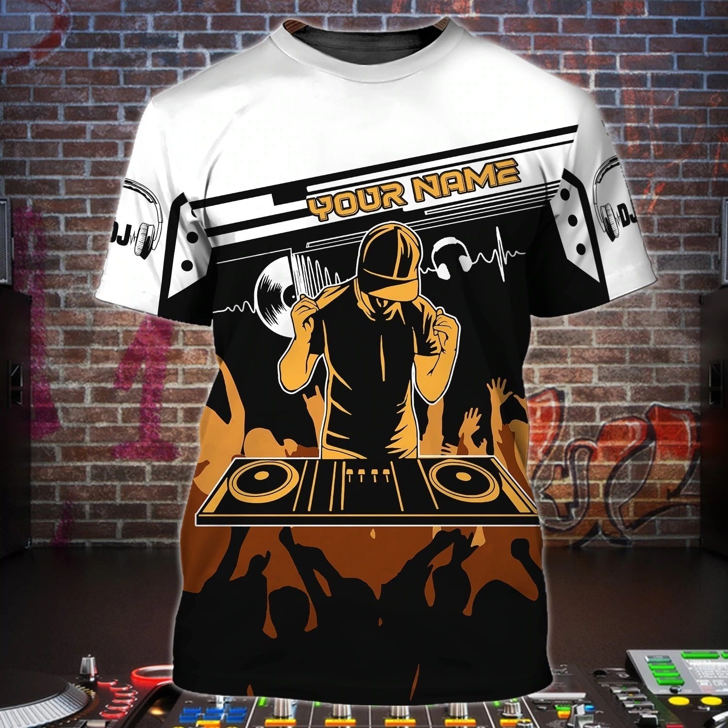 Personalized Dj 3D Tshirt For Dj Man And Woman/ Music Dj Lover/ To My Boyfriend Dj Gifts/ A Dj Save My Life