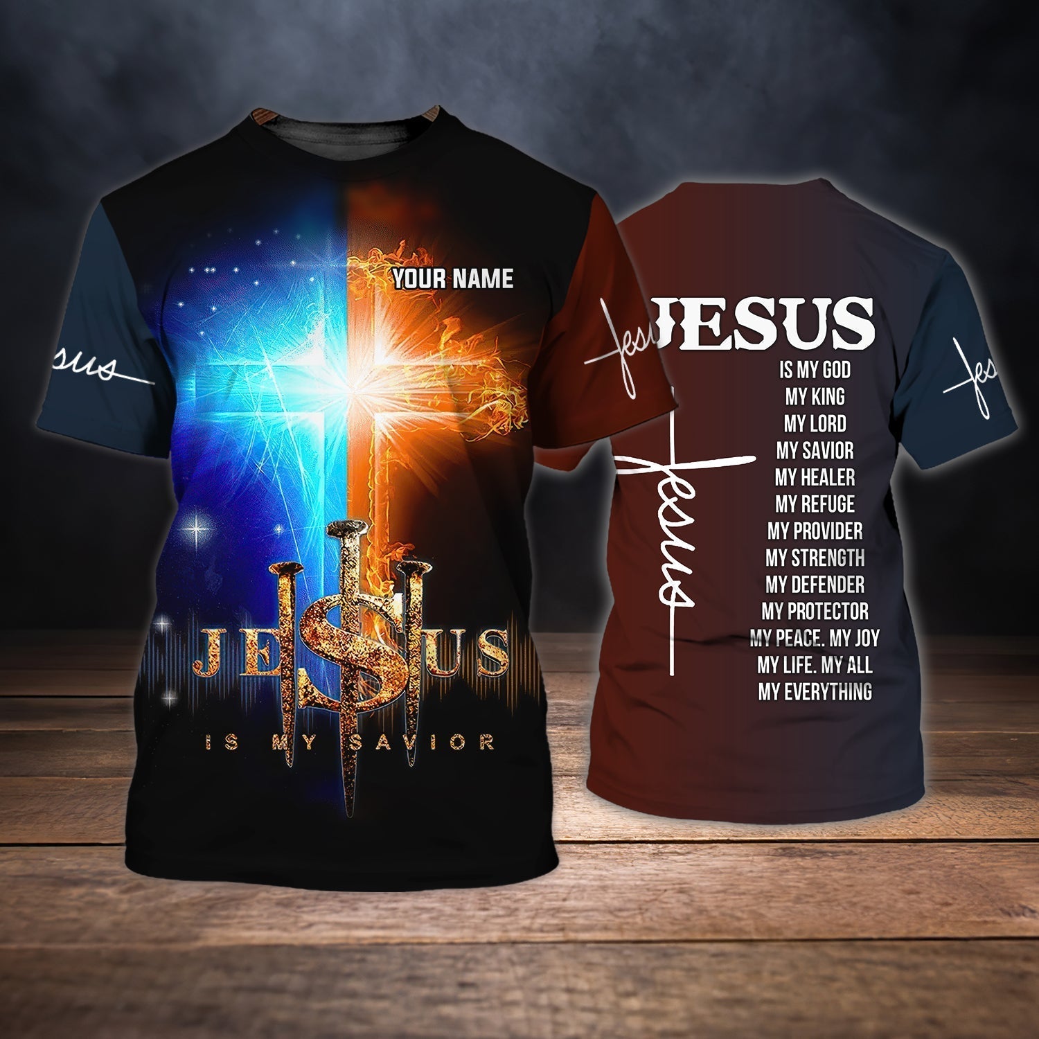 Customized Jesus Is My Savior T Shirt Gift For Christian T Shirt