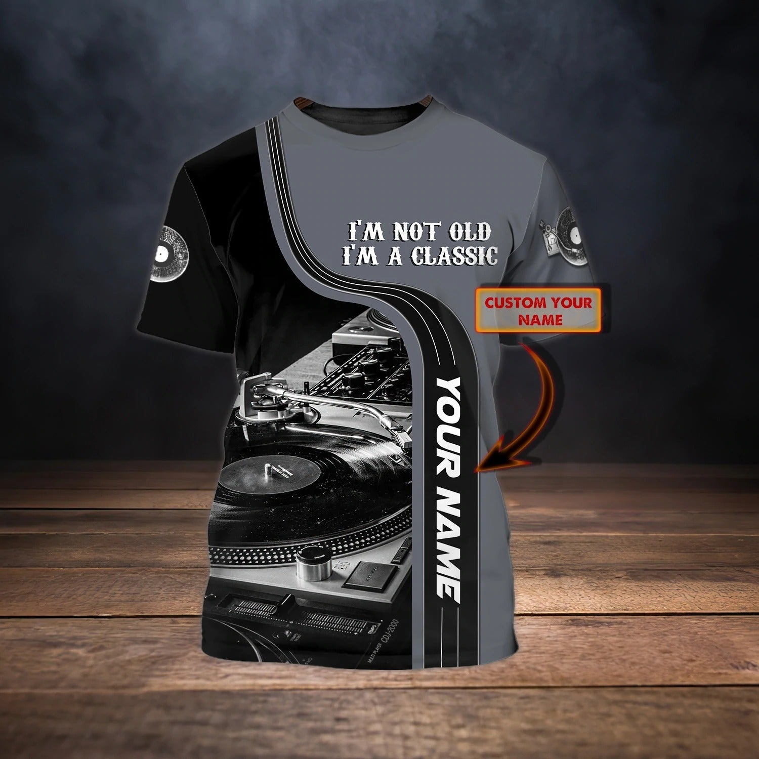 Customized 3D T Shirt For Deejay Man And Woman/ Dj Shirt Full Print/ Music Is My Drug/ Present To Musican Dj Lovers