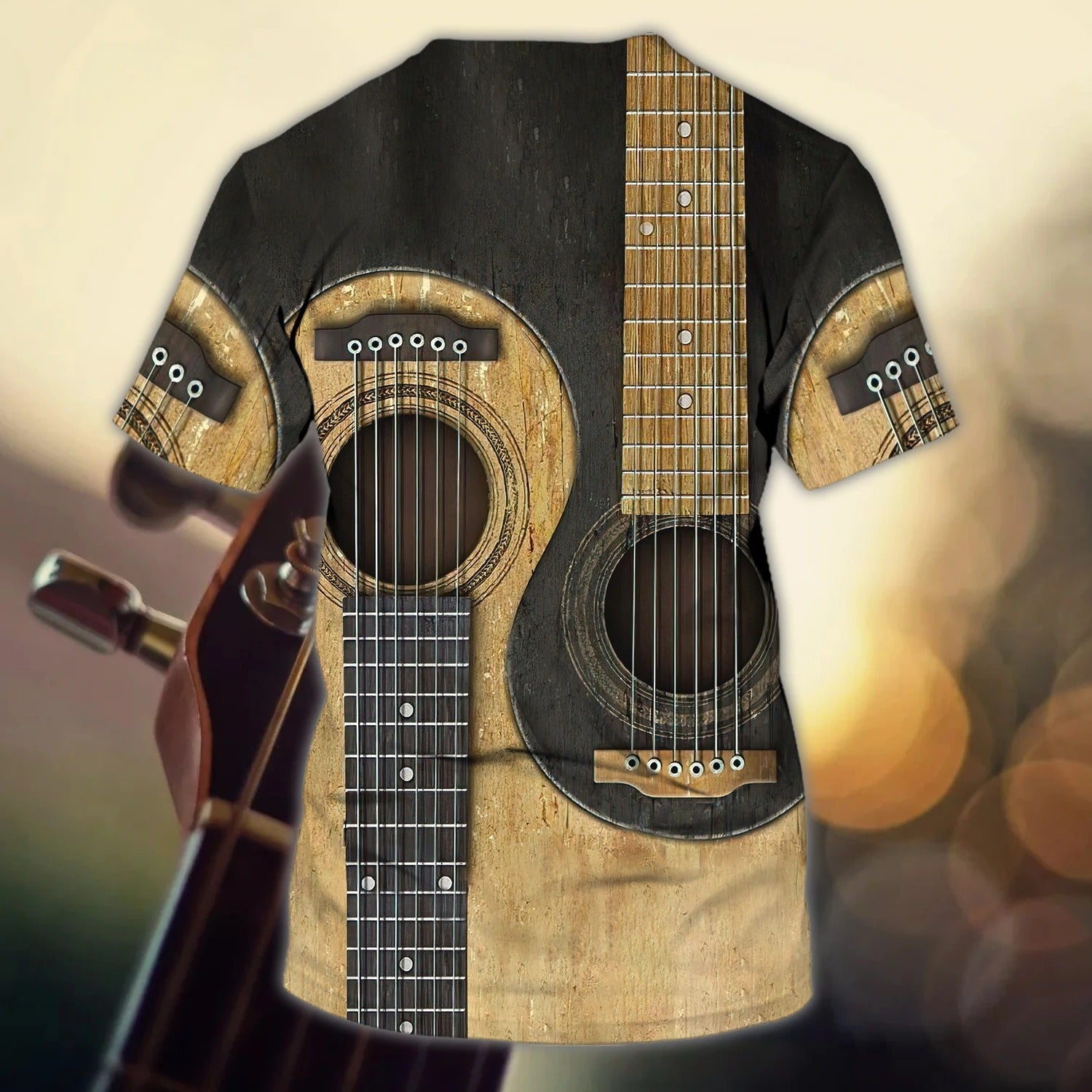 Personalized 3D All Over Printing Shirt For Guitar Lovers/ Gift For Guitar Lovers/ Sublimation Guitar Shirts