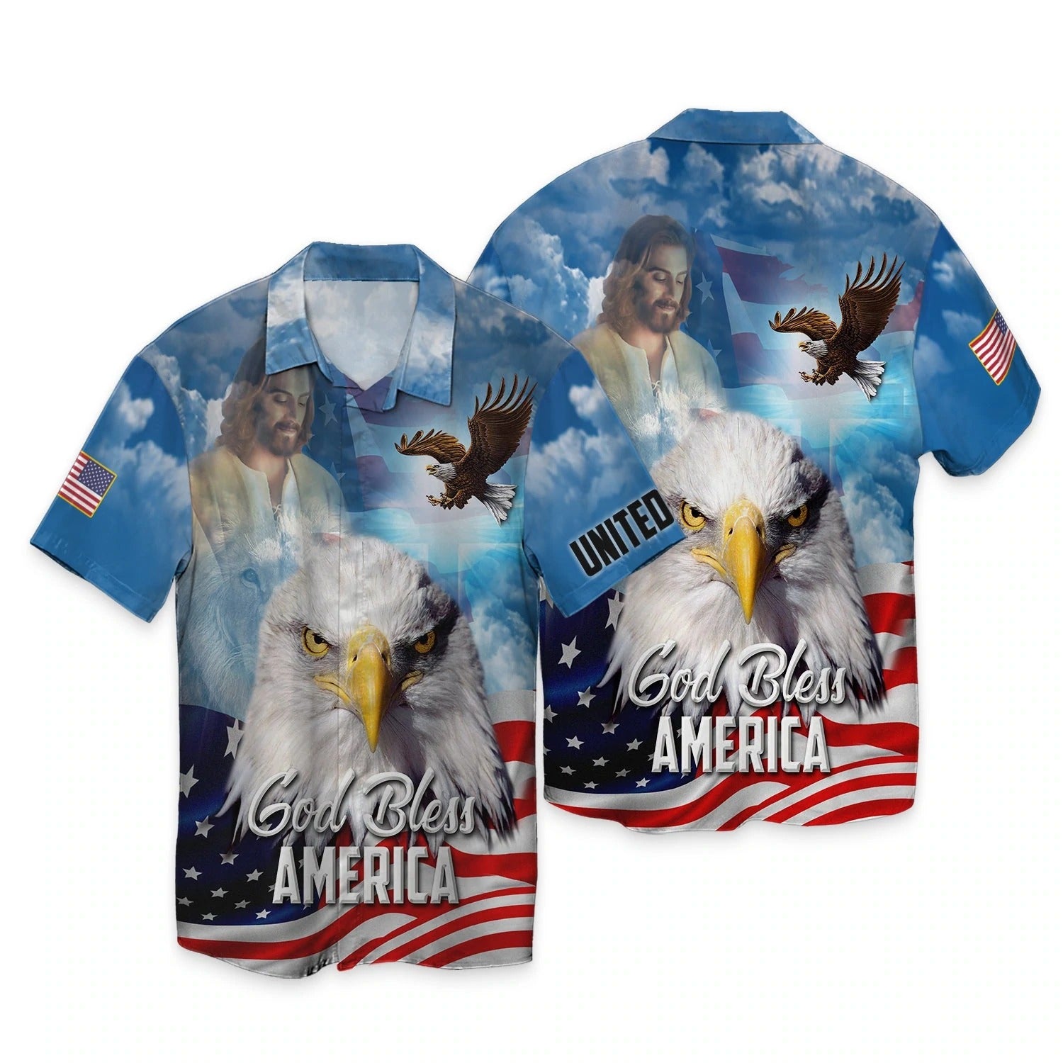 Eagle American Hawaiian Shirt - Independence Day Is Coming- 3D Full Print T Shirt 4Th Of July Shirts