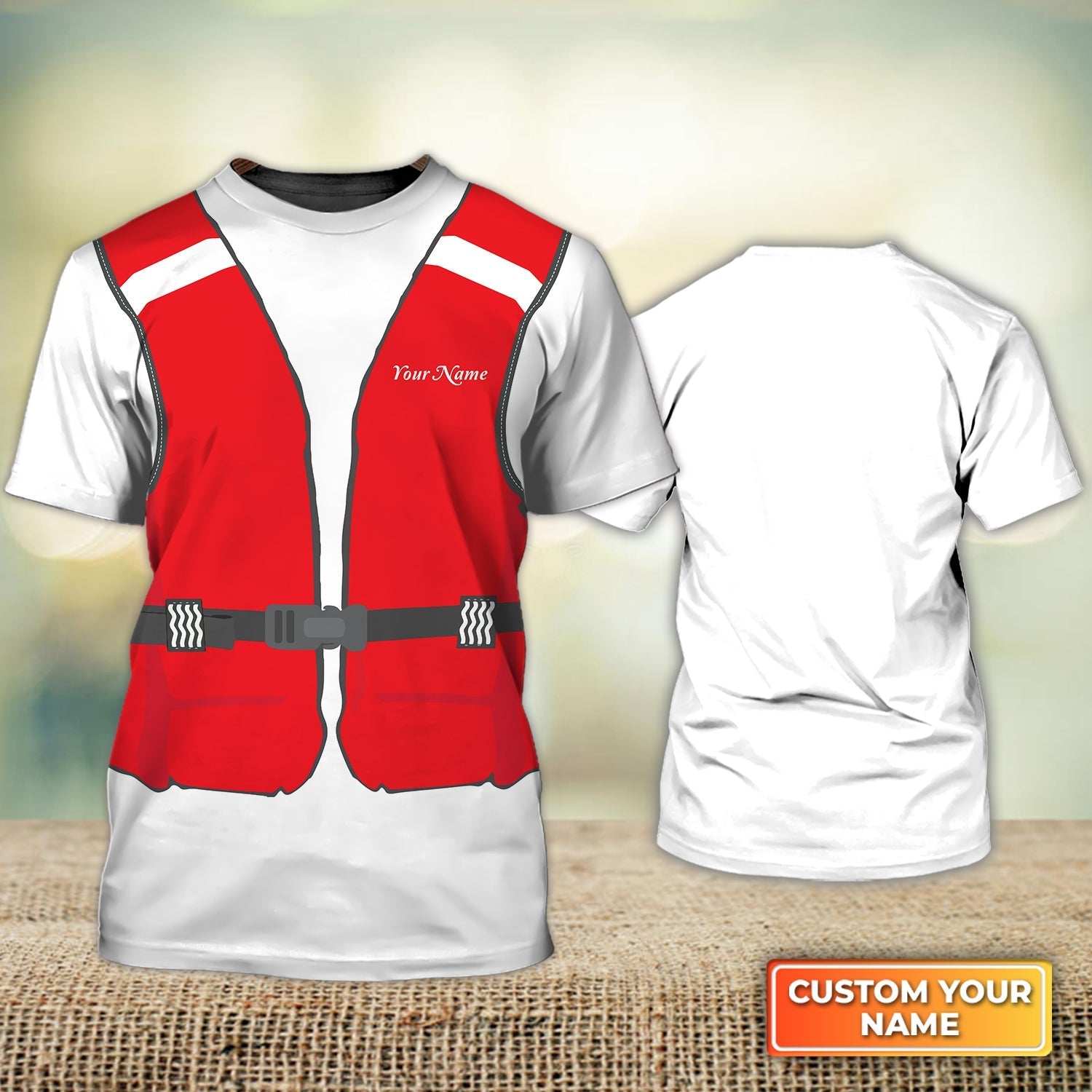 Custom 3D Shirt For Beach Lifeguard Ocean Lifeguard Pool Lifeguard Unifom