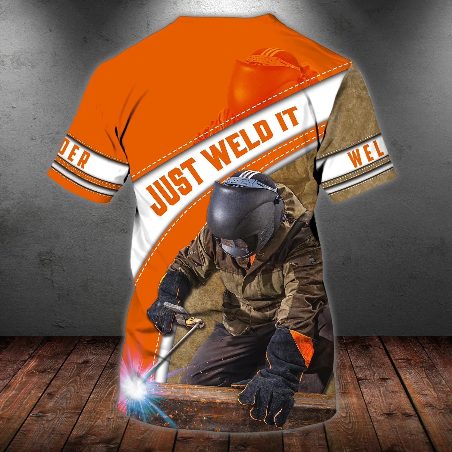 Personalized Welder Shirt/ 3D All Over Print Welder Man Tshirt/ Just Weld It/ Welder Gift