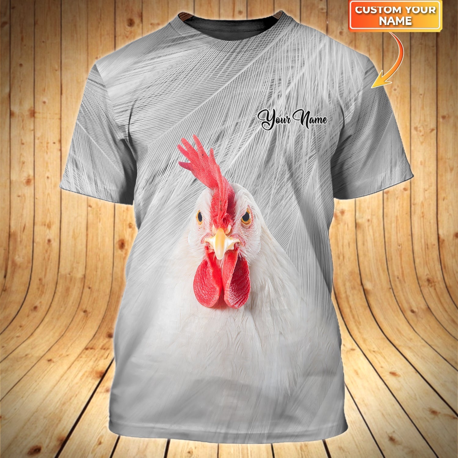 Personalized Chicken Funny Shirt Rooster 3D All Over Print Shirt Men Women Gift To Chicken Lover