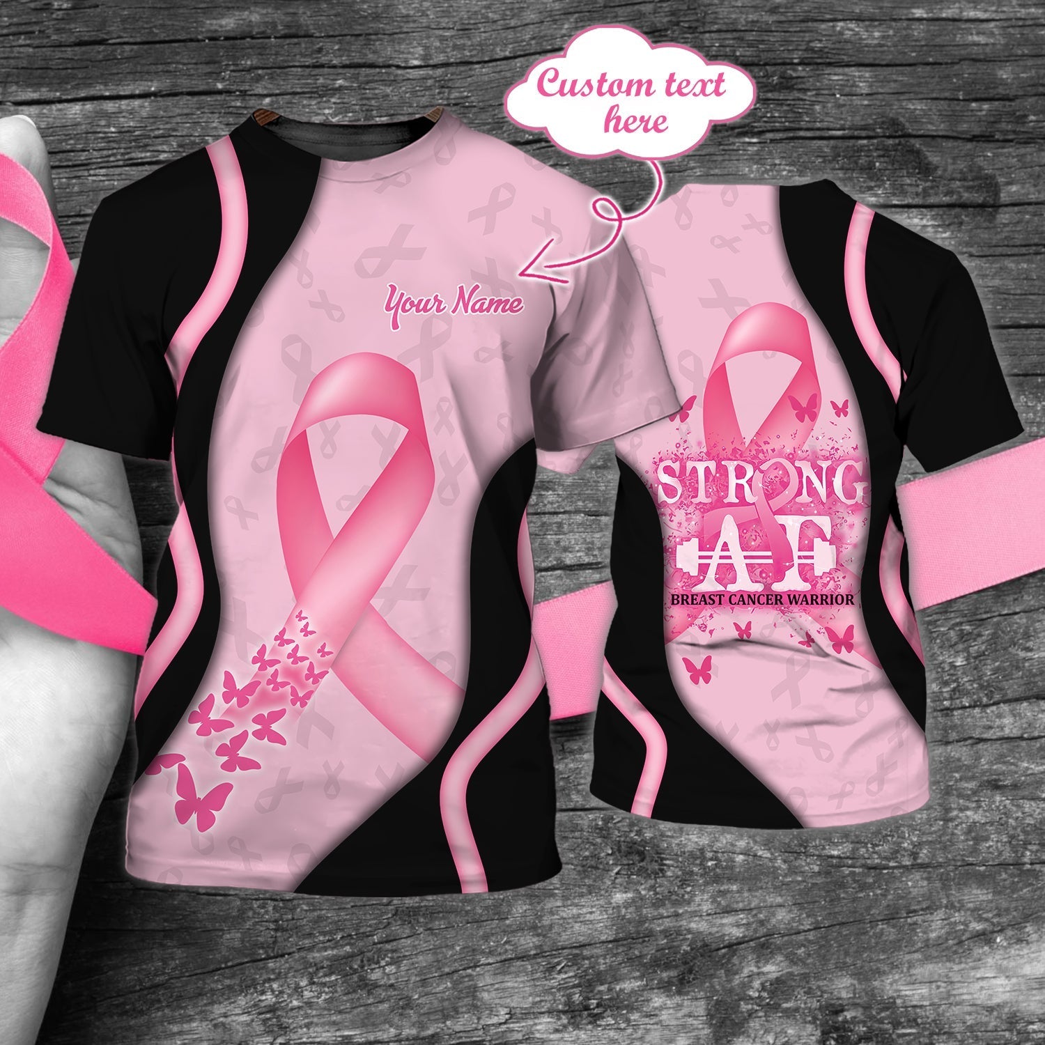 Personalized Breast Cancer Awareness Shirt For Men Women