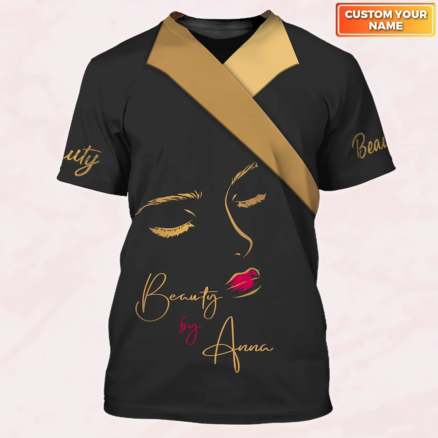 Custom Name Beauty Tshirt/ Beauty Make Up Shirt For Women/ Beauty Technician Gifts